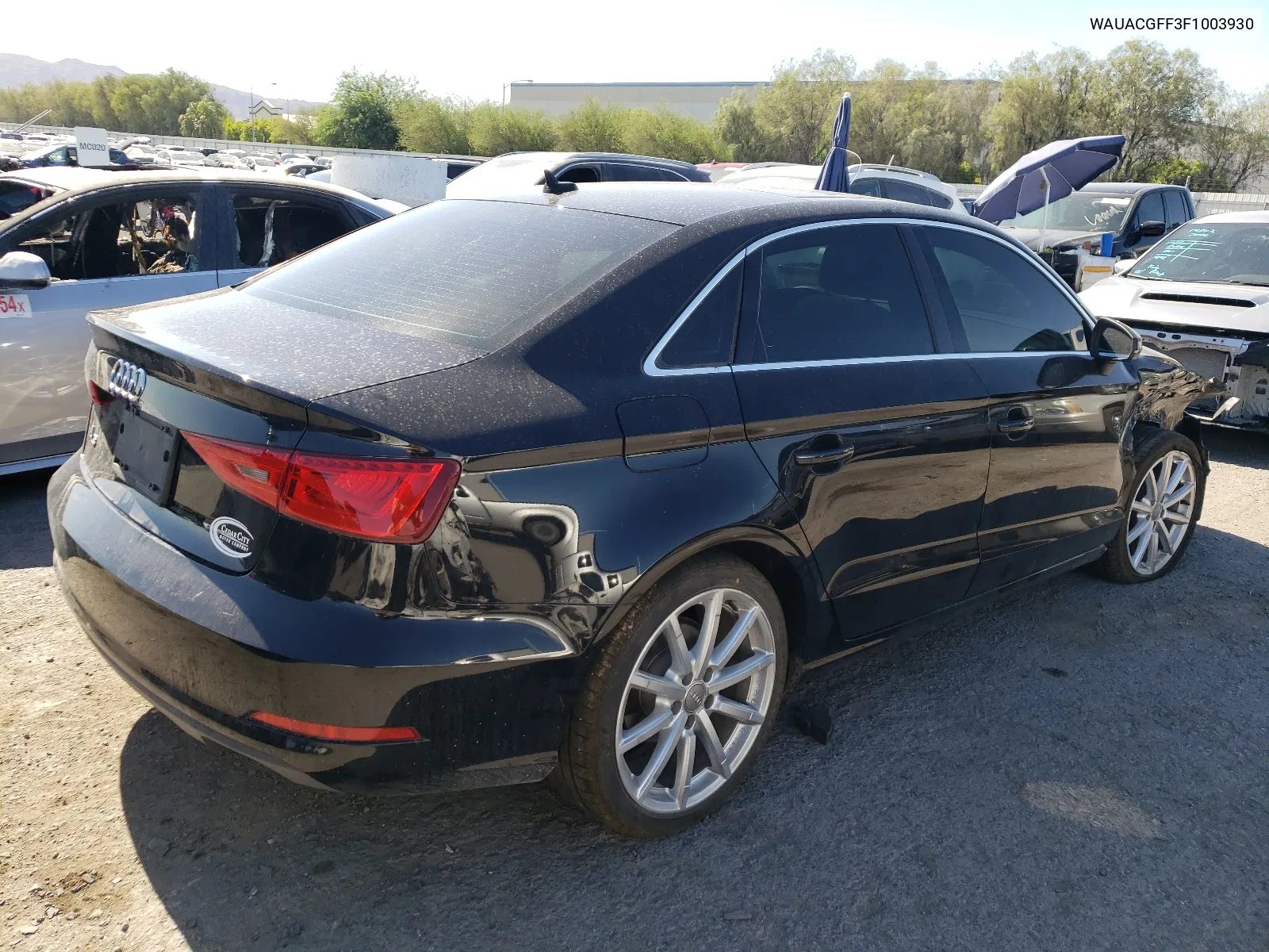 2015 Audi A3 Premium VIN: WAUACGFF3F1003930 Lot: 61093764