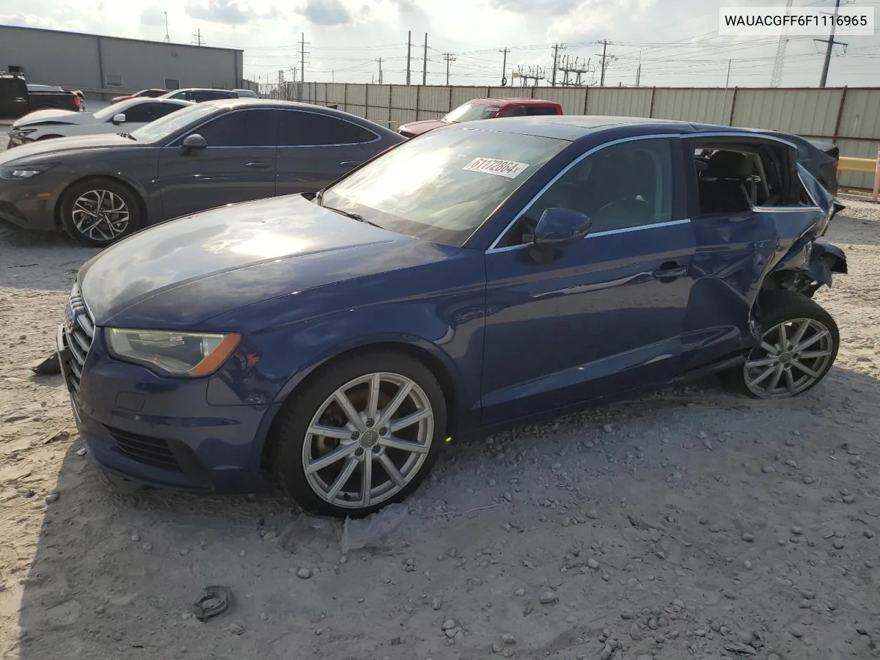 2015 Audi A3 Premium VIN: WAUACGFF6F1116965 Lot: 61172864