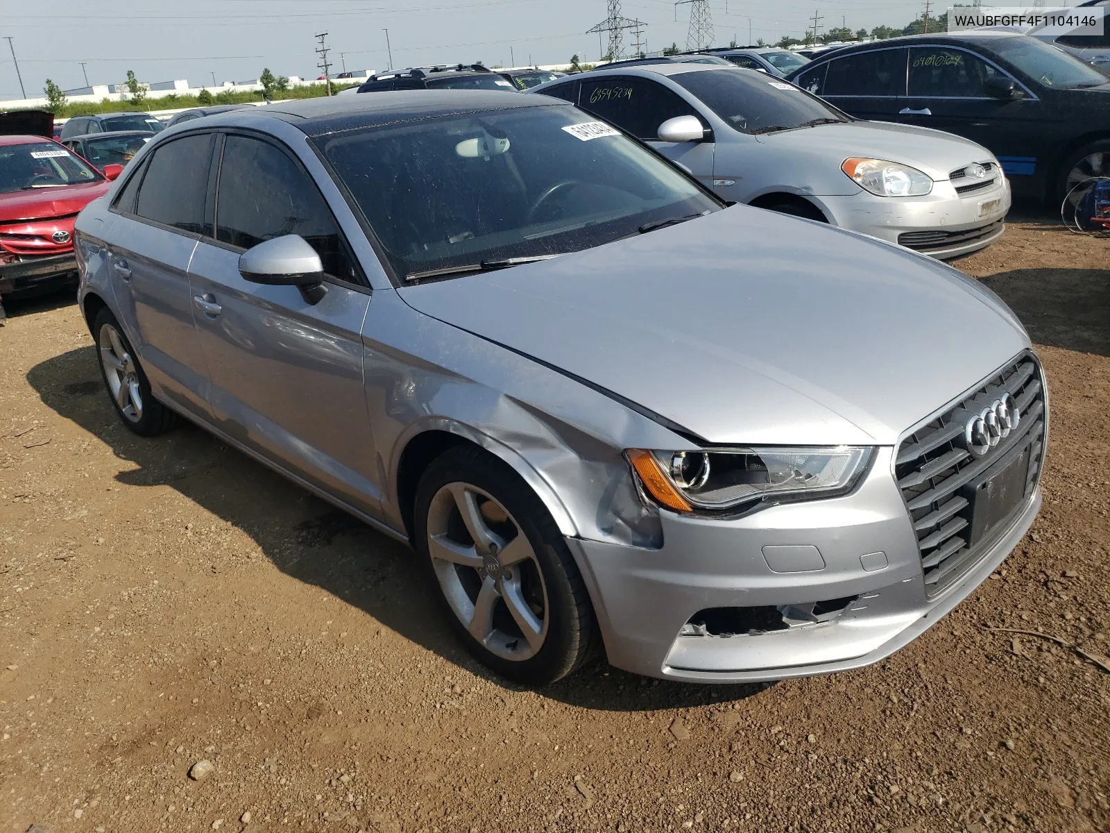 WAUBFGFF4F1104146 2015 Audi A3 Premium