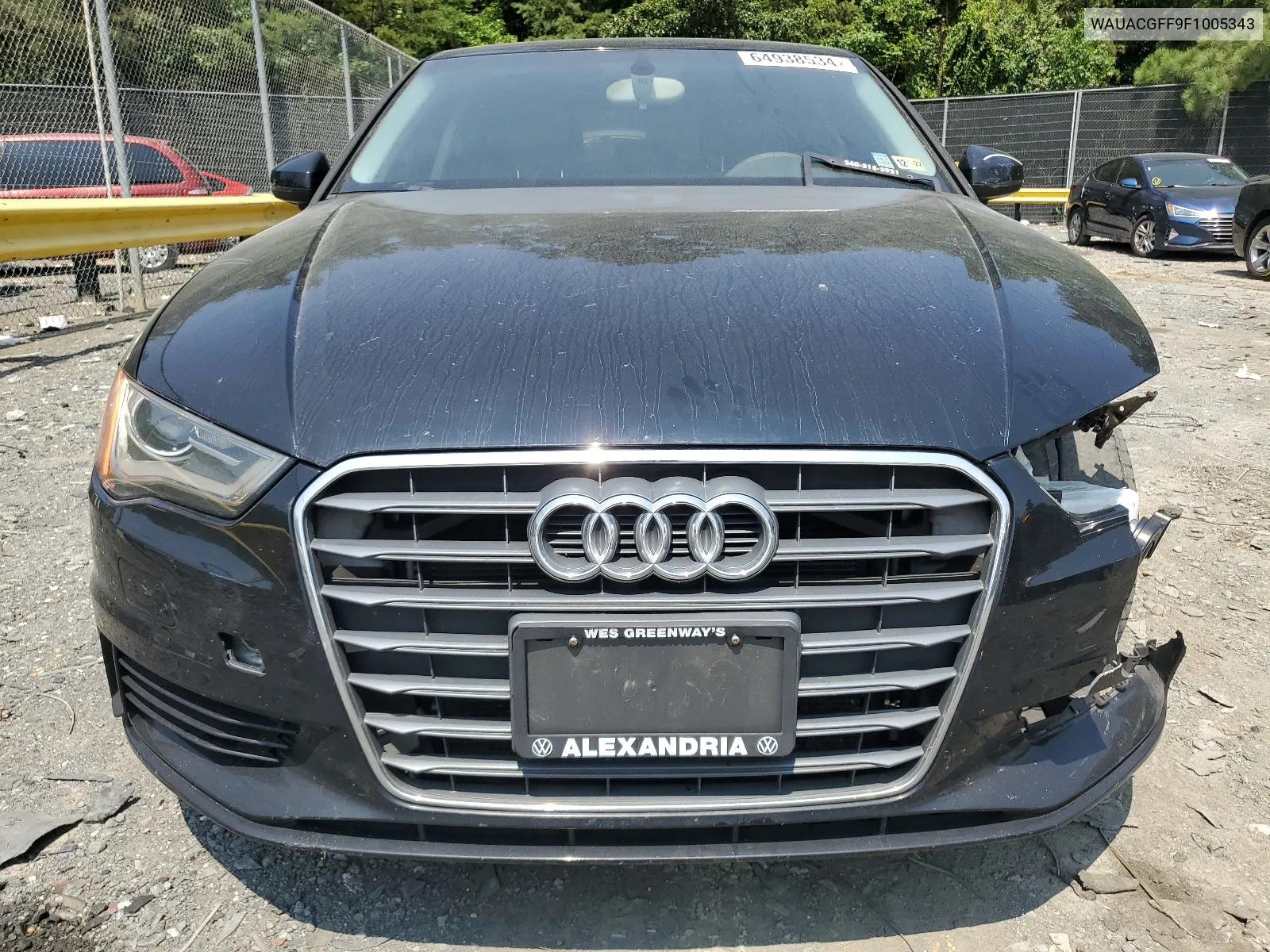 2015 Audi A3 Premium VIN: WAUACGFF9F1005343 Lot: 64938534