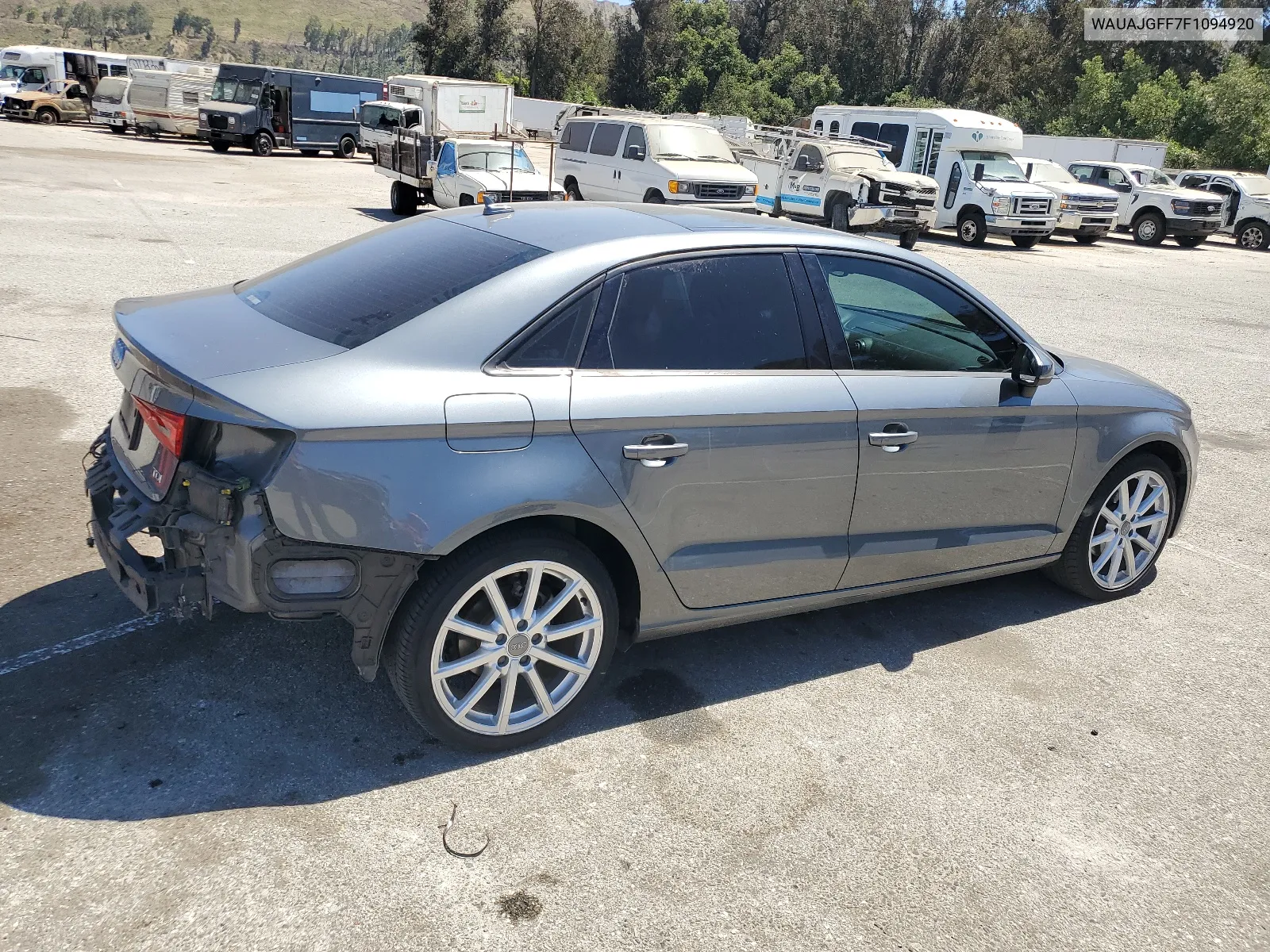 WAUAJGFF7F1094920 2015 Audi A3 Premium