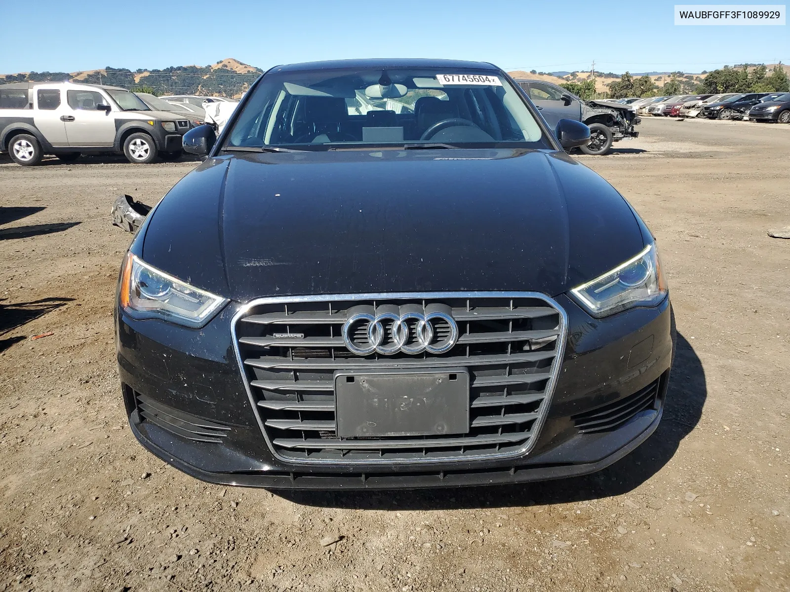 2015 Audi A3 Premium VIN: WAUBFGFF3F1089929 Lot: 67745604