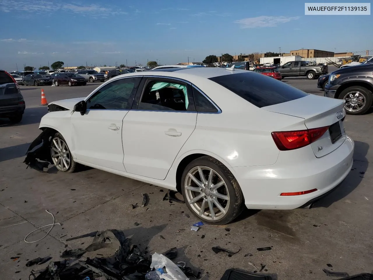 2015 Audi A3 Premium Plus VIN: WAUEFGFF2F1139135 Lot: 68132154