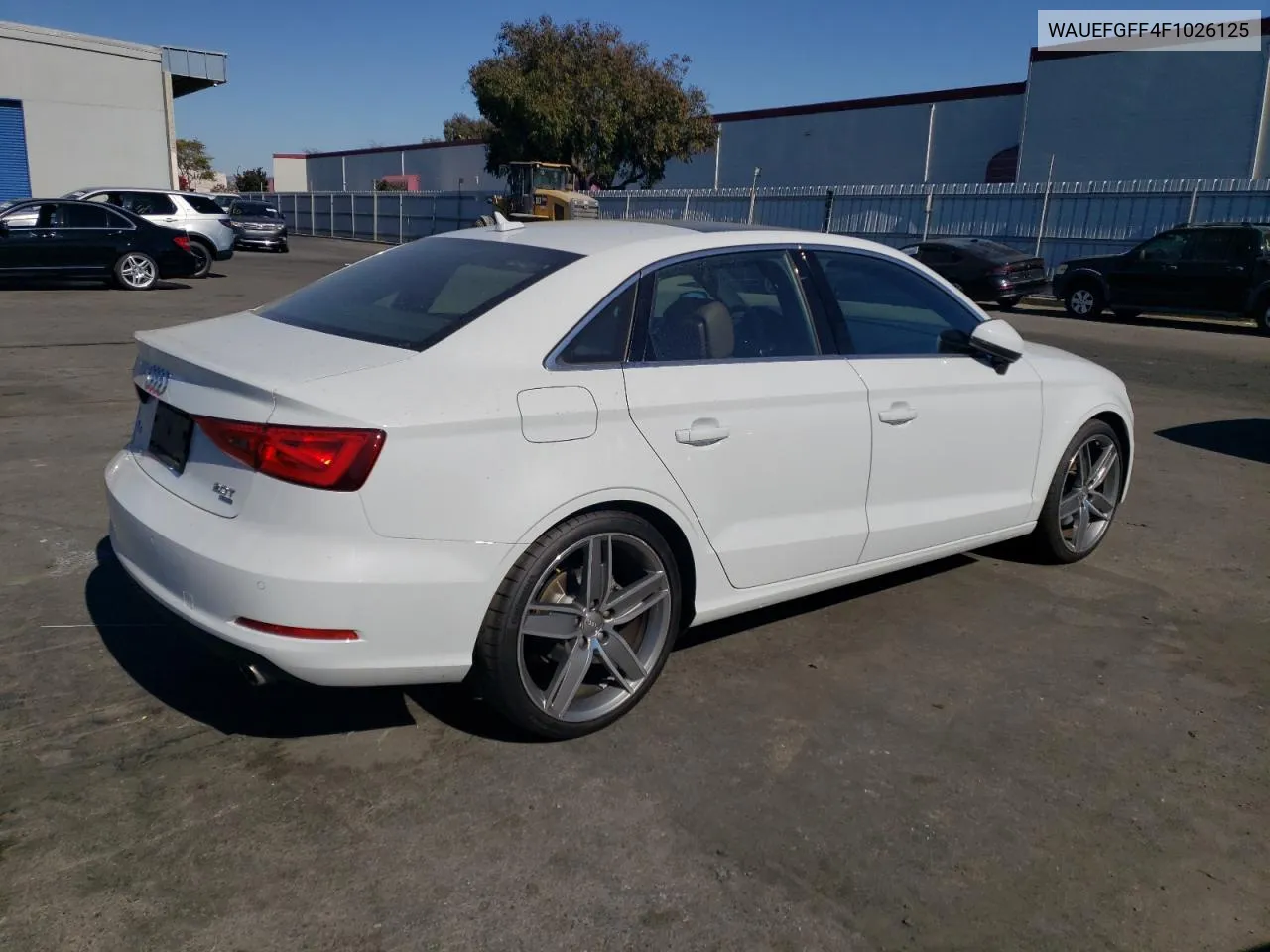 2015 Audi A3 Premium Plus VIN: WAUEFGFF4F1026125 Lot: 68622874