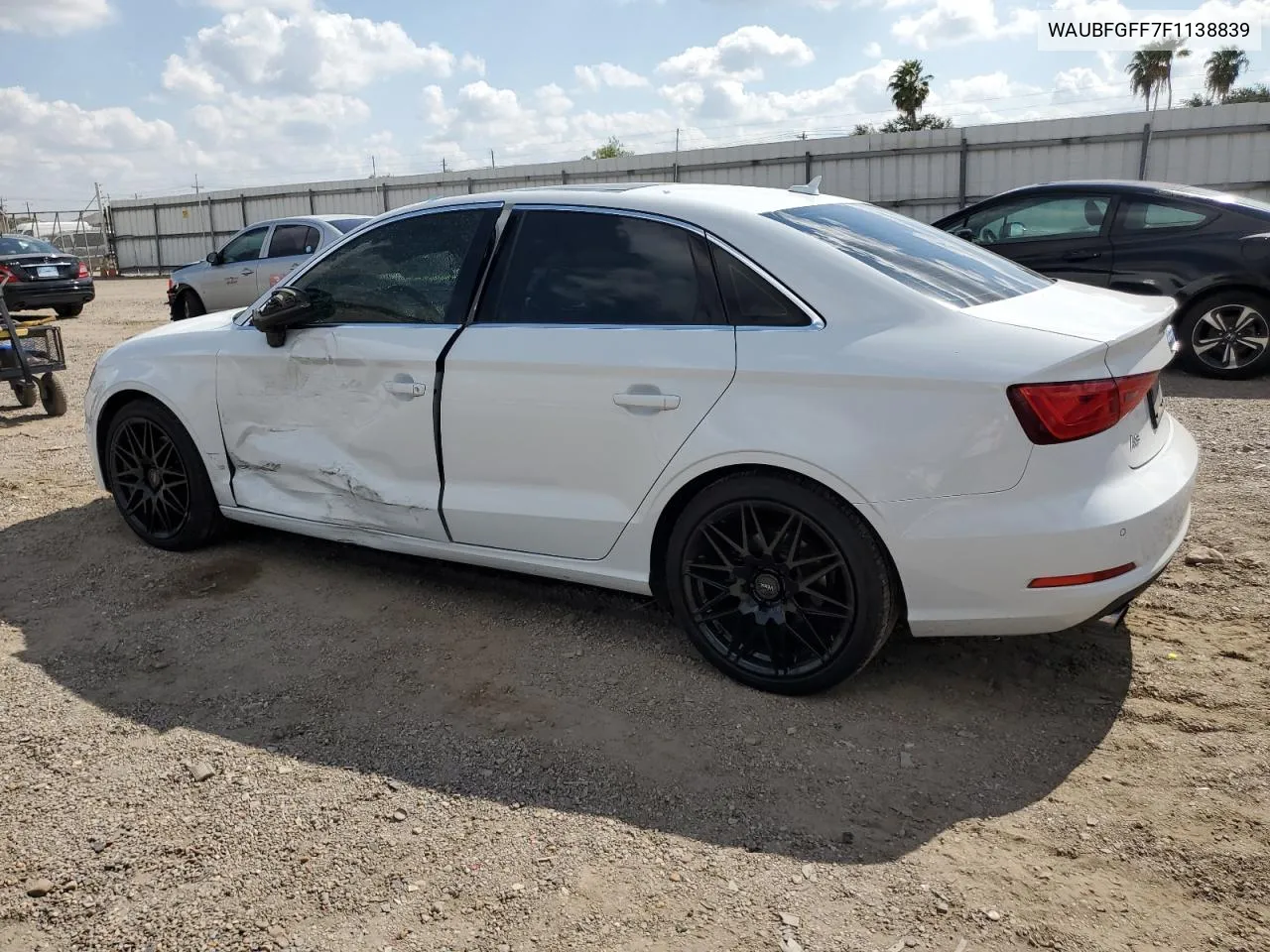 2015 Audi A3 Premium VIN: WAUBFGFF7F1138839 Lot: 68834334