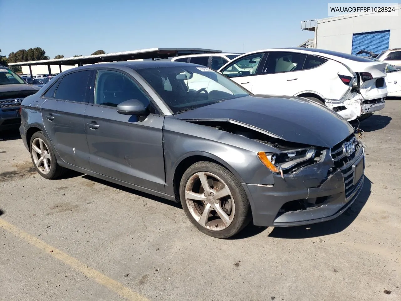 2015 Audi A3 Premium VIN: WAUACGFF8F1028824 Lot: 70419074