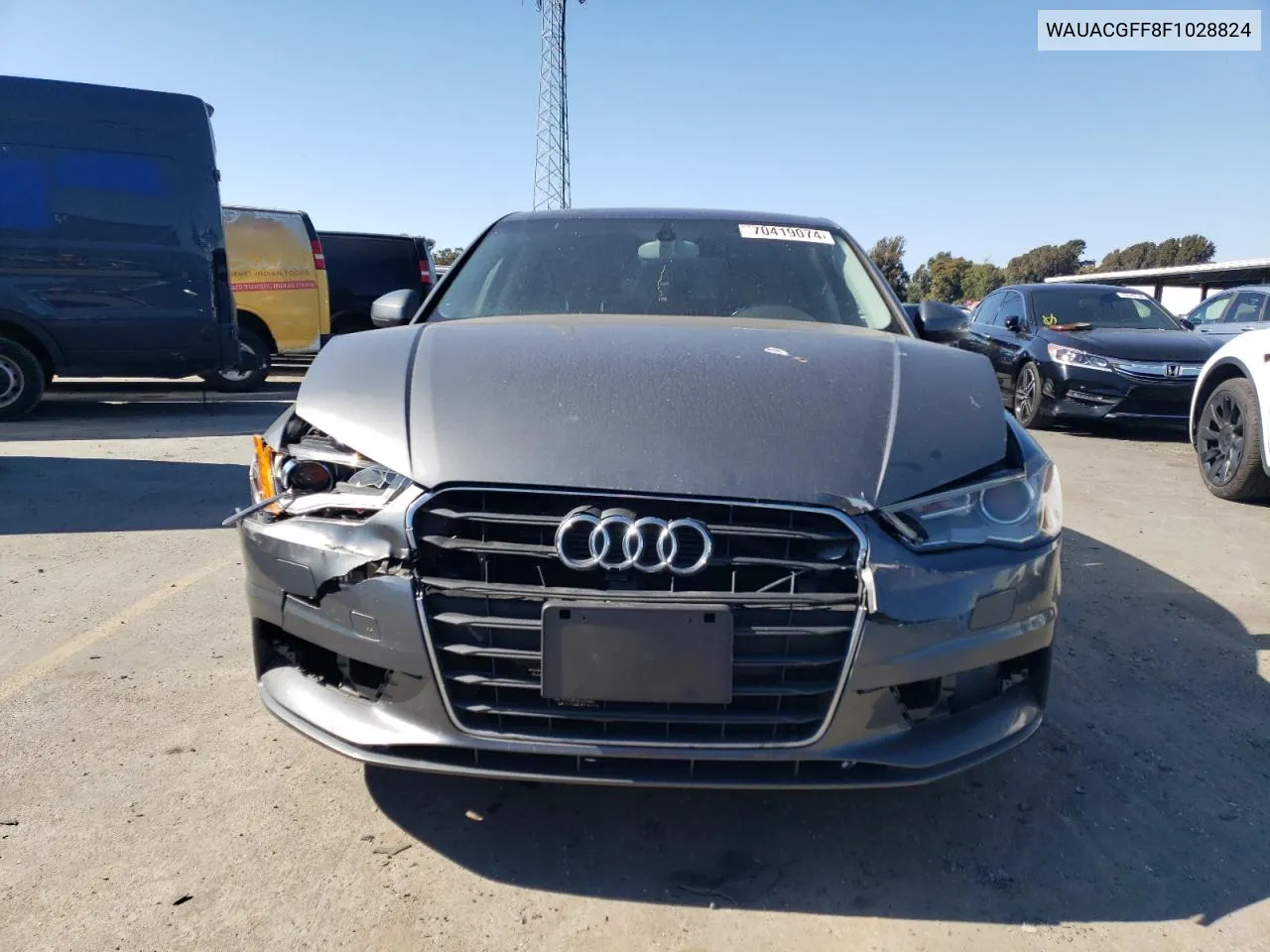 2015 Audi A3 Premium VIN: WAUACGFF8F1028824 Lot: 70419074