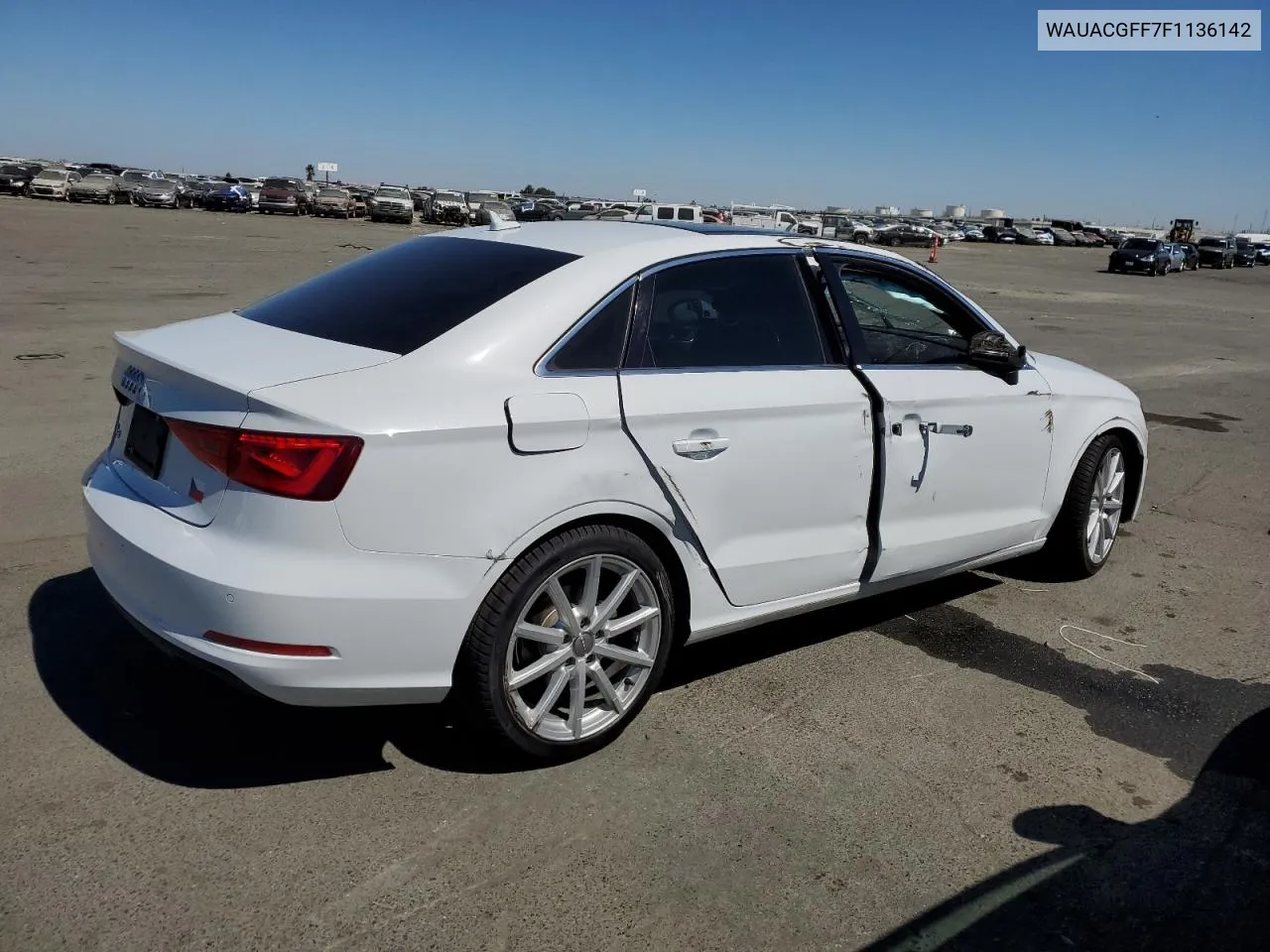 2015 Audi A3 Premium VIN: WAUACGFF7F1136142 Lot: 70915254