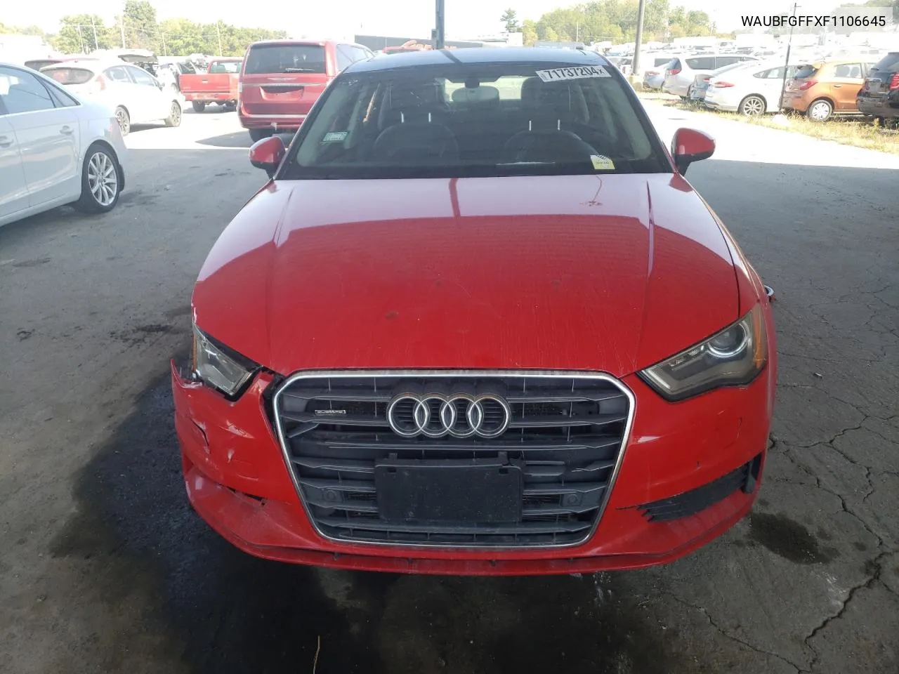 2015 Audi A3 Premium VIN: WAUBFGFFXF1106645 Lot: 71737204