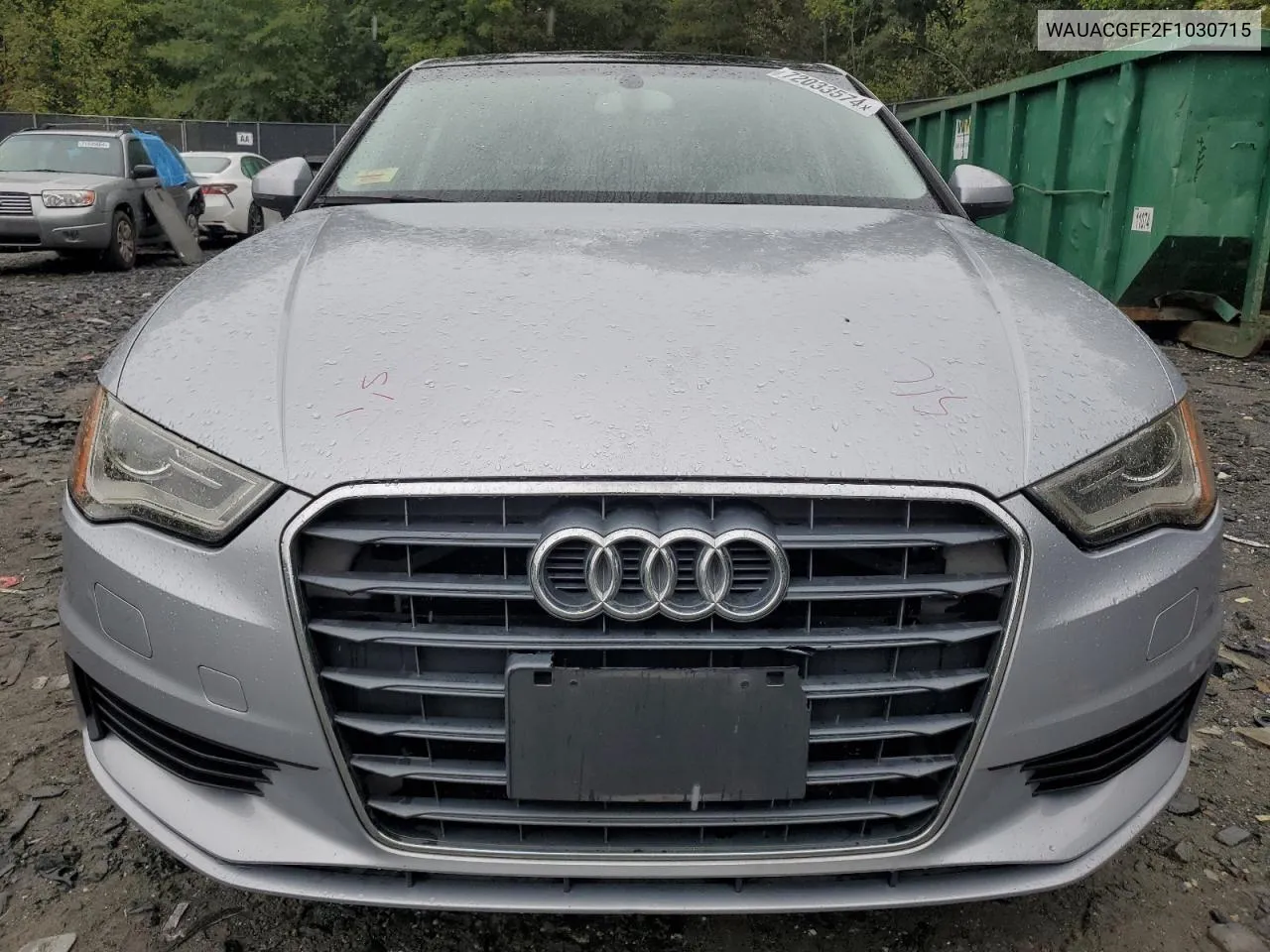 2015 Audi A3 Premium VIN: WAUACGFF2F1030715 Lot: 72033574