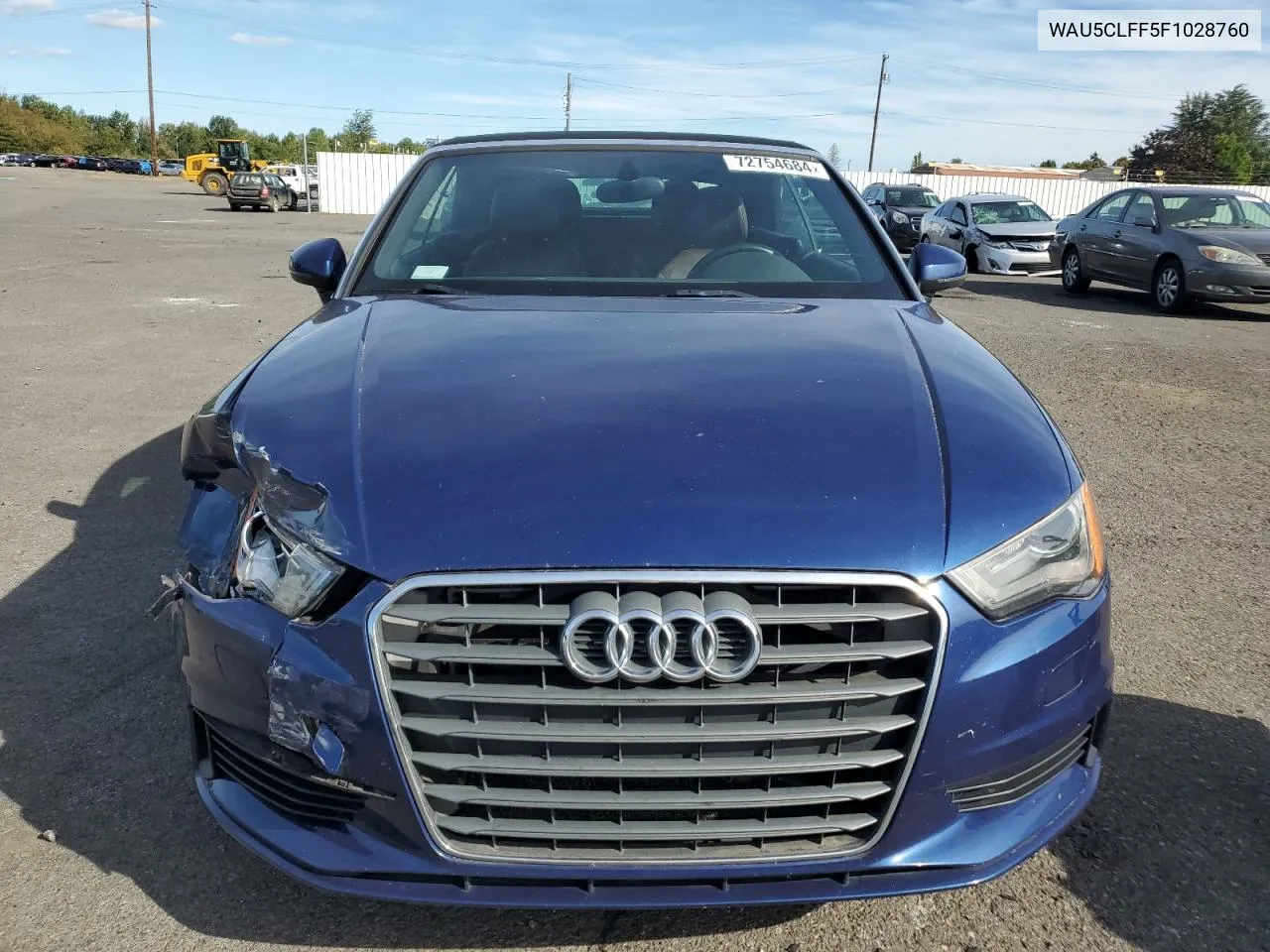 2015 Audi A3 Premium Plus VIN: WAU5CLFF5F1028760 Lot: 72754684