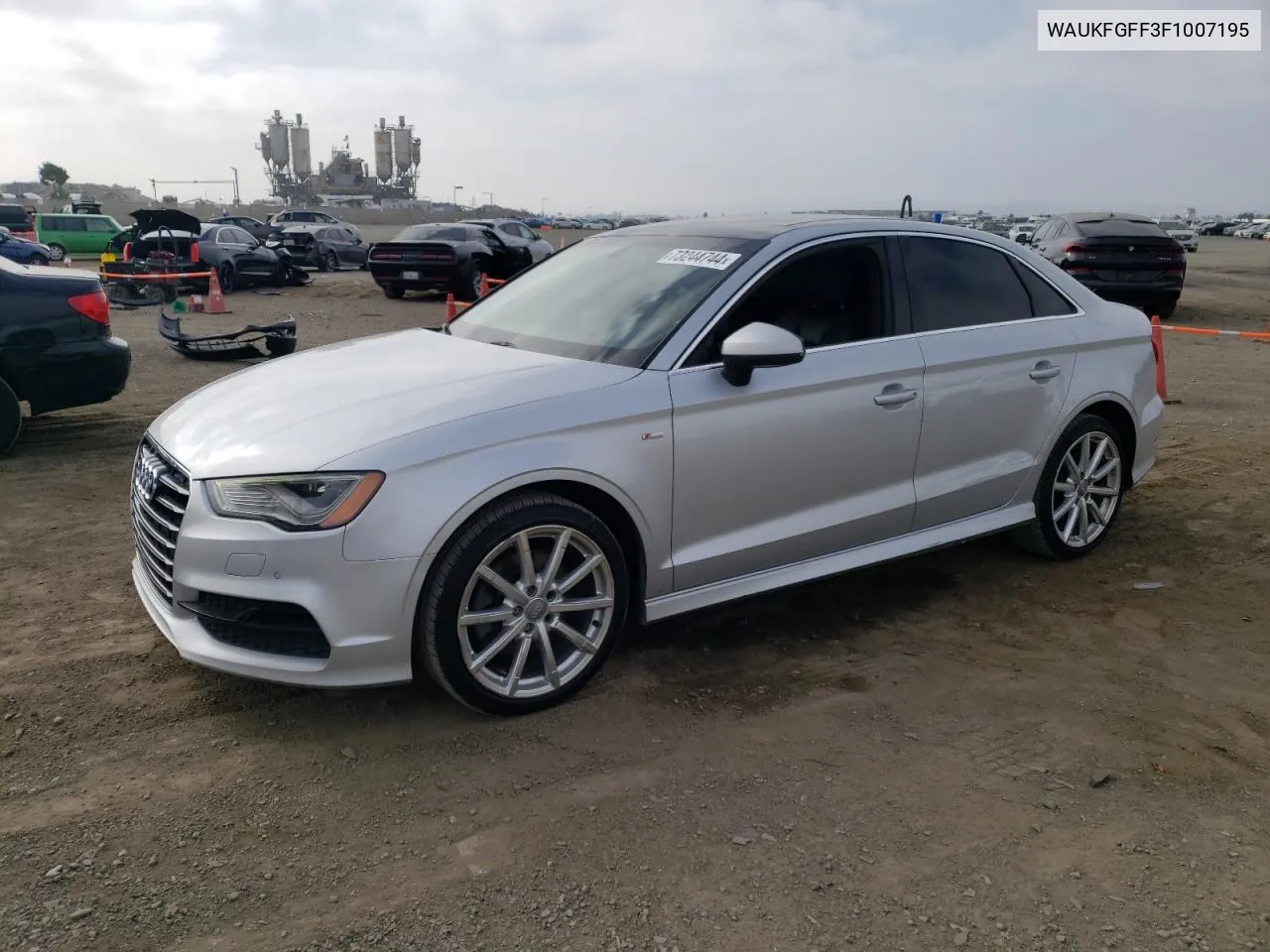 WAUKFGFF3F1007195 2015 Audi A3 Prestige S-Line