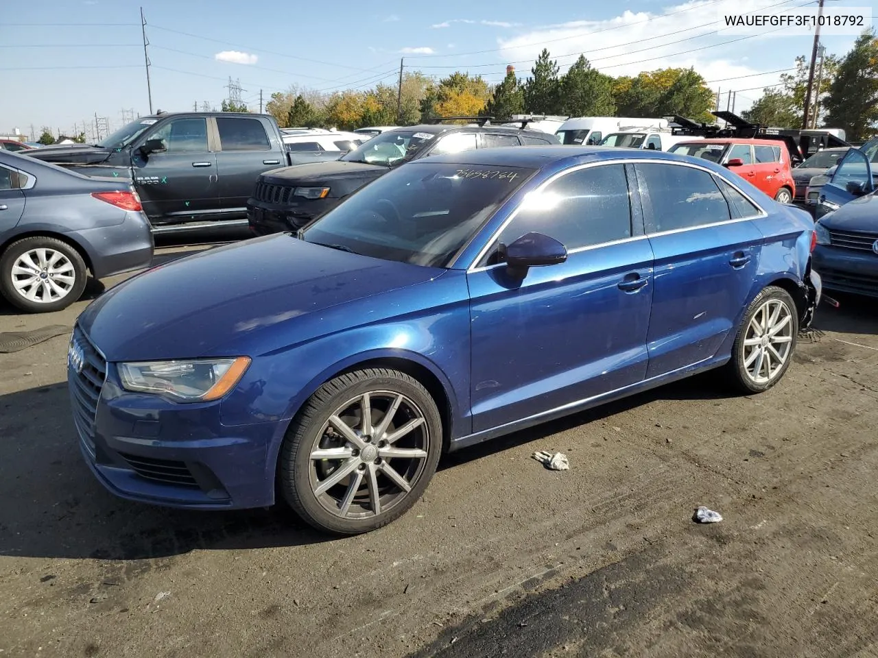 2015 Audi A3 Premium Plus VIN: WAUEFGFF3F1018792 Lot: 75658784