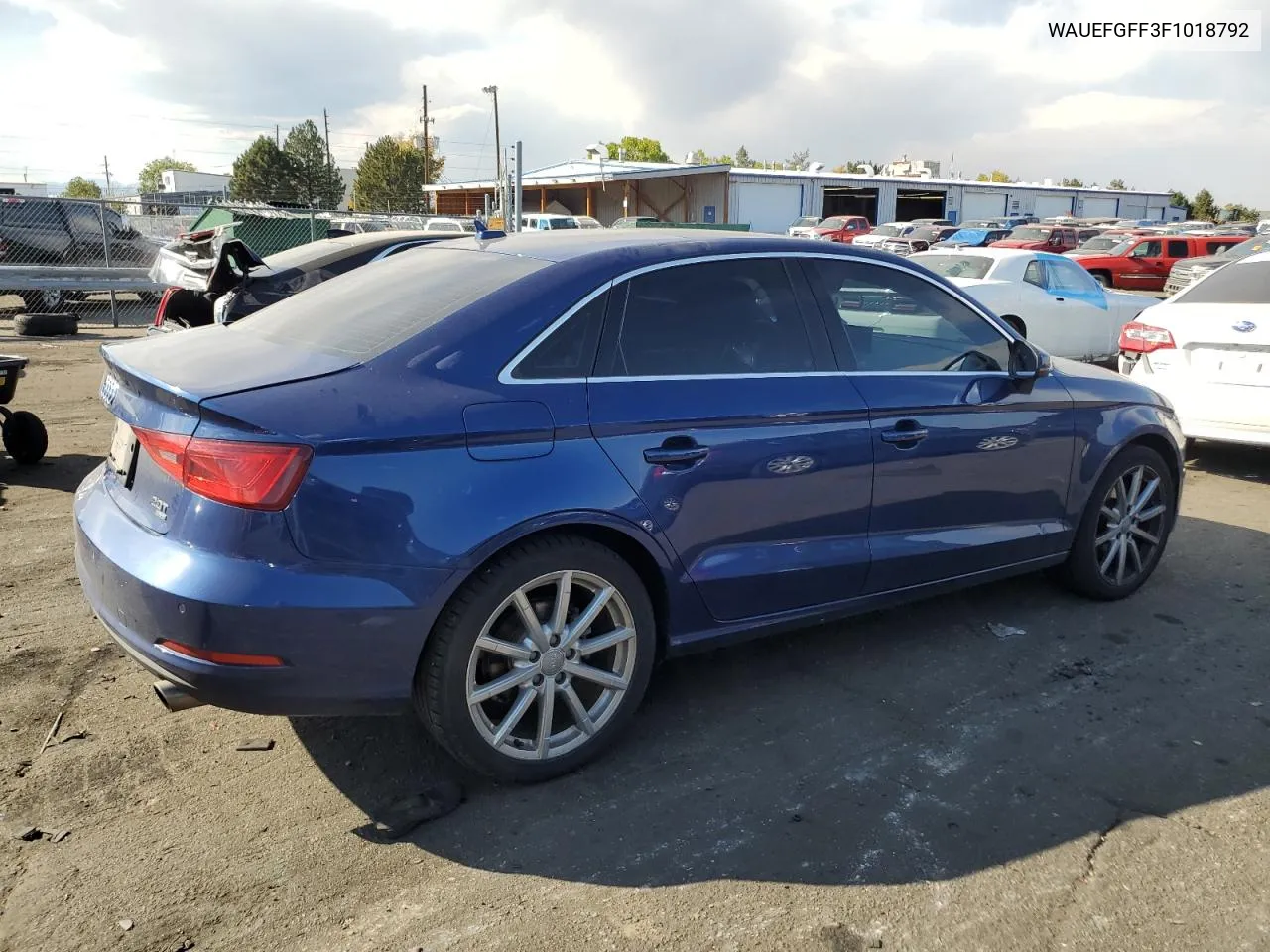 2015 Audi A3 Premium Plus VIN: WAUEFGFF3F1018792 Lot: 75658784