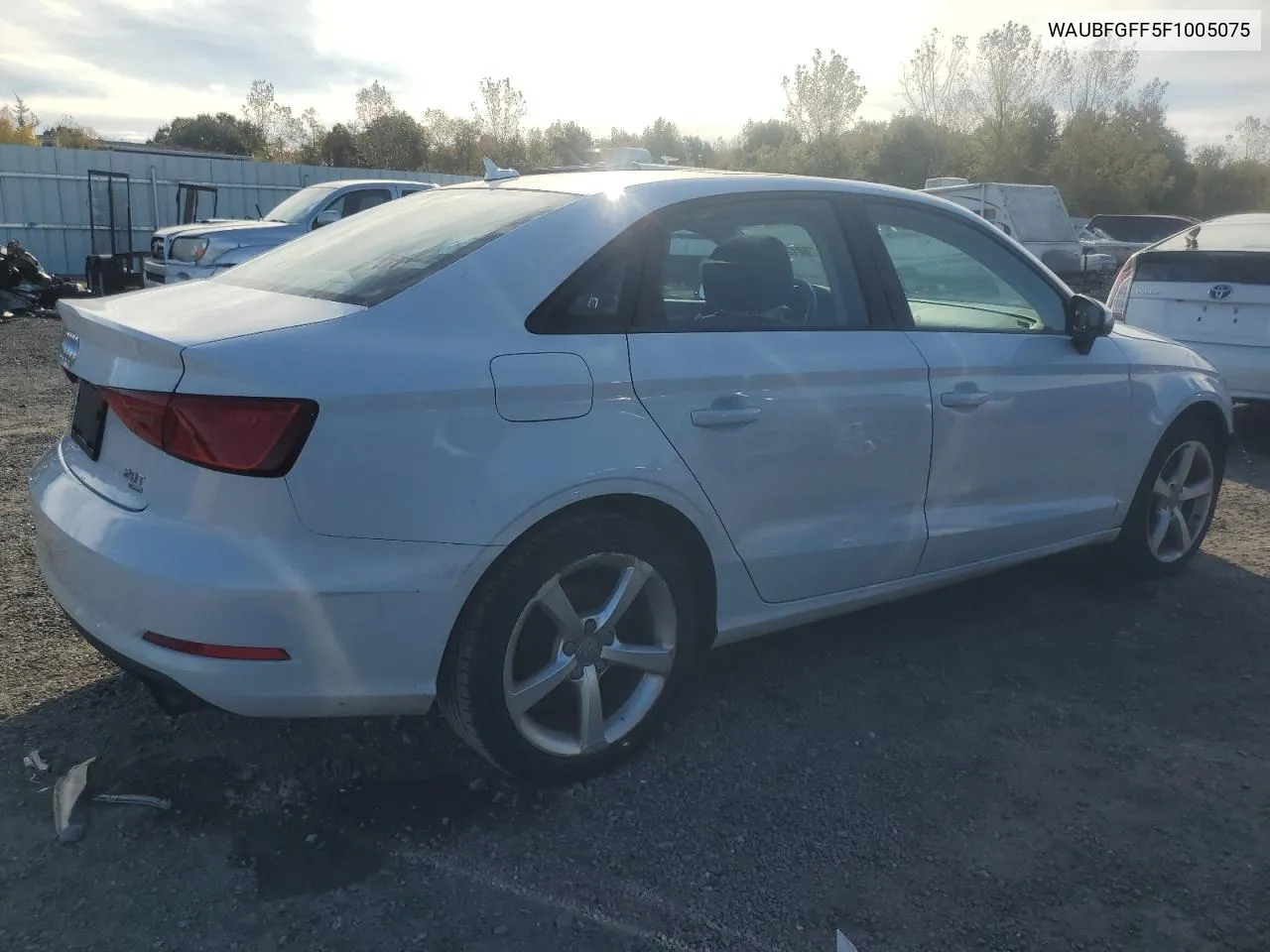 2015 Audi A3 Premium VIN: WAUBFGFF5F1005075 Lot: 76012234