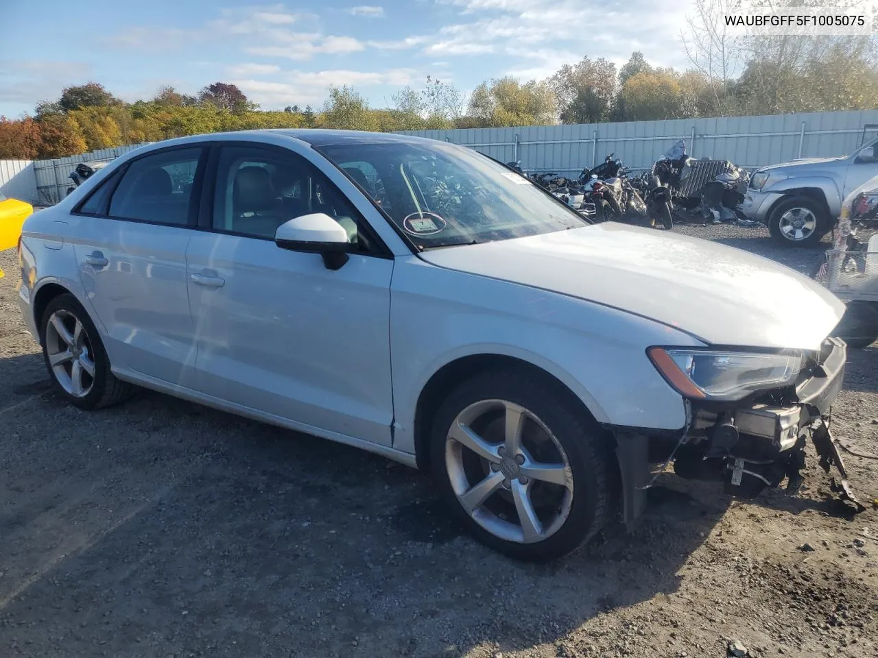 2015 Audi A3 Premium VIN: WAUBFGFF5F1005075 Lot: 76012234