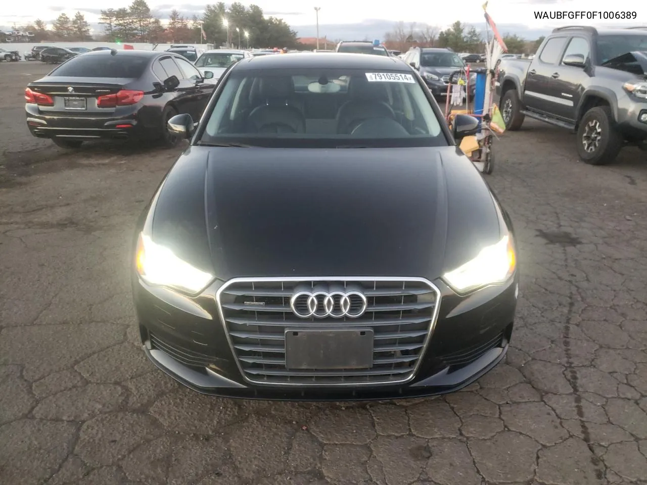 2015 Audi A3 Premium VIN: WAUBFGFF0F1006389 Lot: 79105514