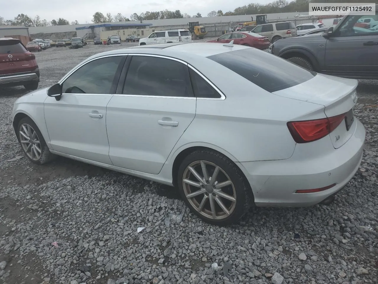 2015 Audi A3 Premium Plus VIN: WAUEFGFF0F1125492 Lot: 79327204