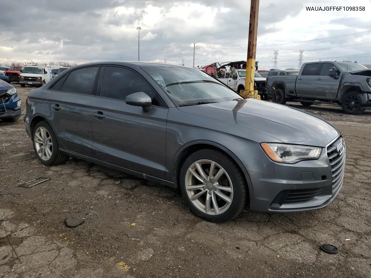 2015 Audi A3 Premium VIN: WAUAJGFF6F1098358 Lot: 79923784