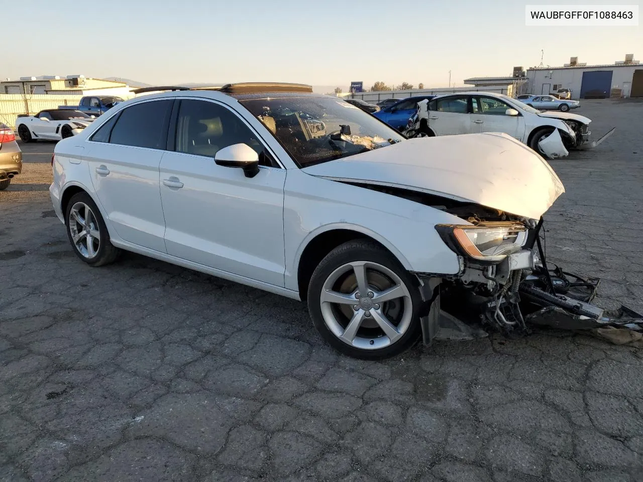 2015 Audi A3 Premium VIN: WAUBFGFF0F1088463 Lot: 80397474