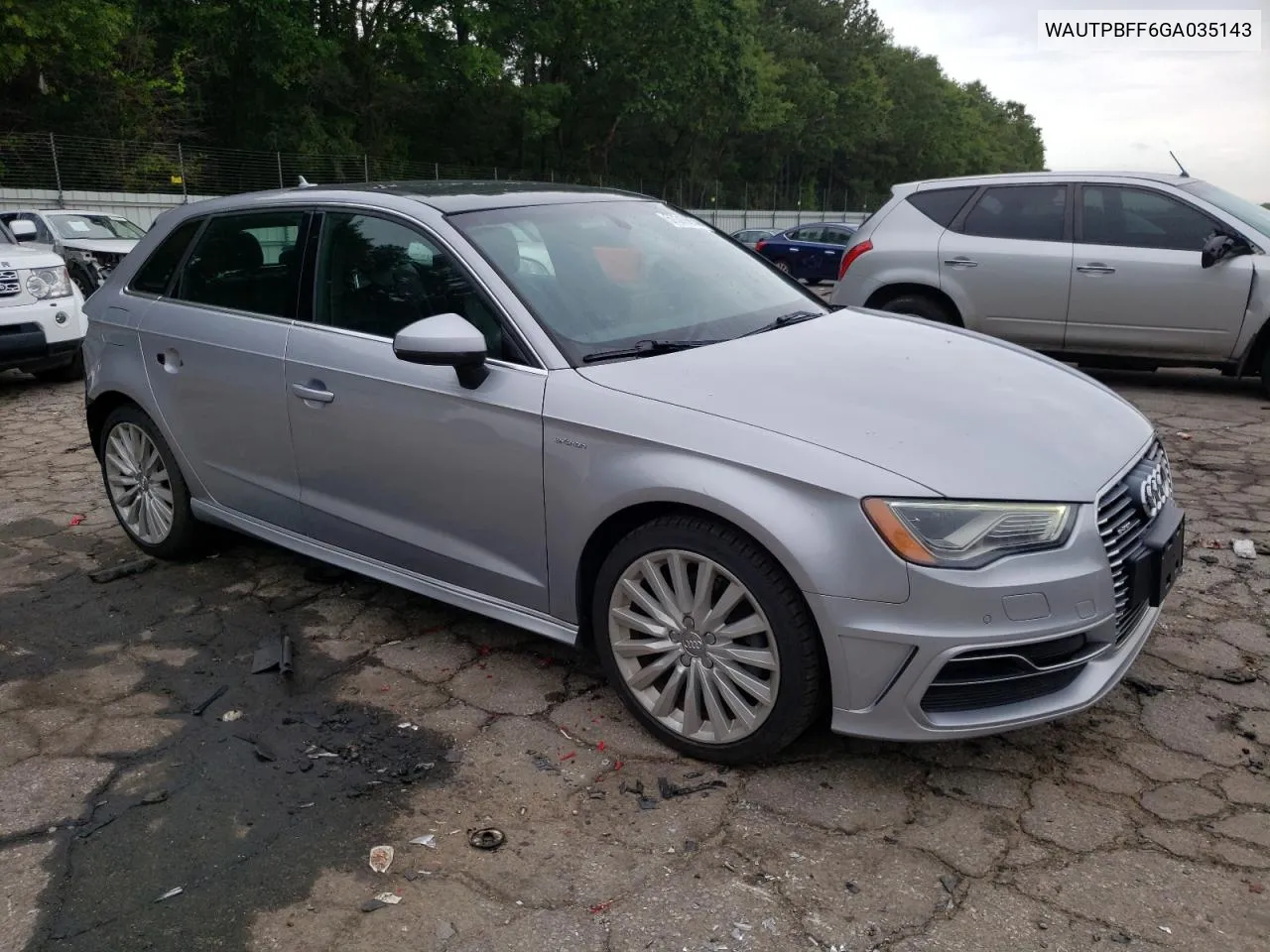 2016 Audi A3 E-Tron Premium Plus VIN: WAUTPBFF6GA035143 Lot: 57319854