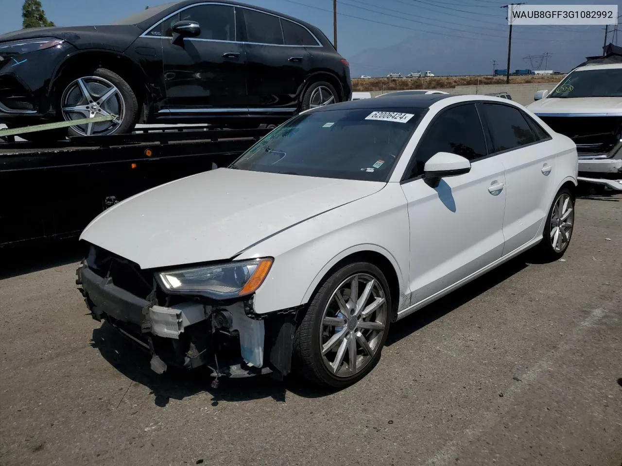 2016 Audi A3 Premium VIN: WAUB8GFF3G1082992 Lot: 62006424