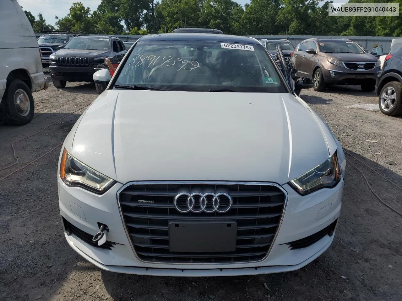 2016 Audi A3 Premium VIN: WAUB8GFF2G1040443 Lot: 62234174