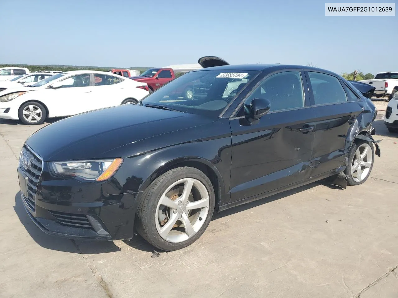 2016 Audi A3 Premium VIN: WAUA7GFF2G1012639 Lot: 62685794