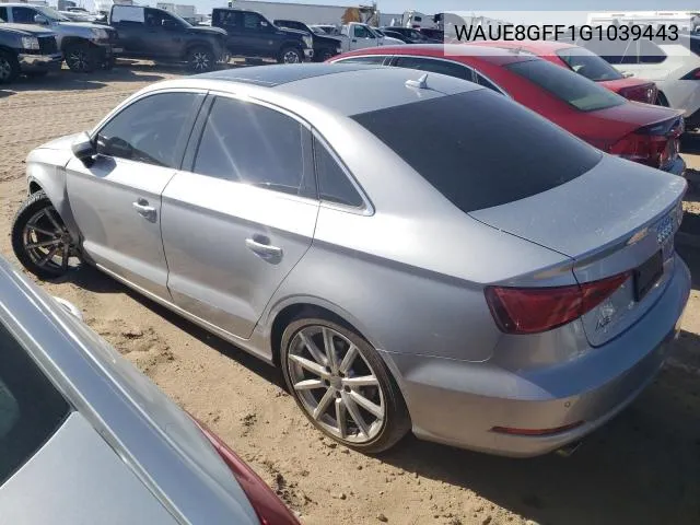 WAUE8GFF1G1039443 2016 Audi A3 Premium Plus