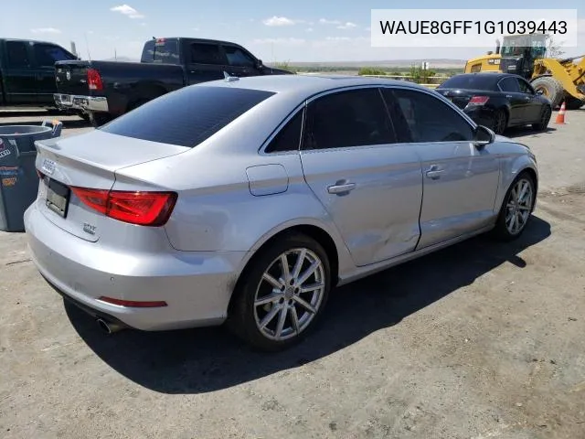 WAUE8GFF1G1039443 2016 Audi A3 Premium Plus