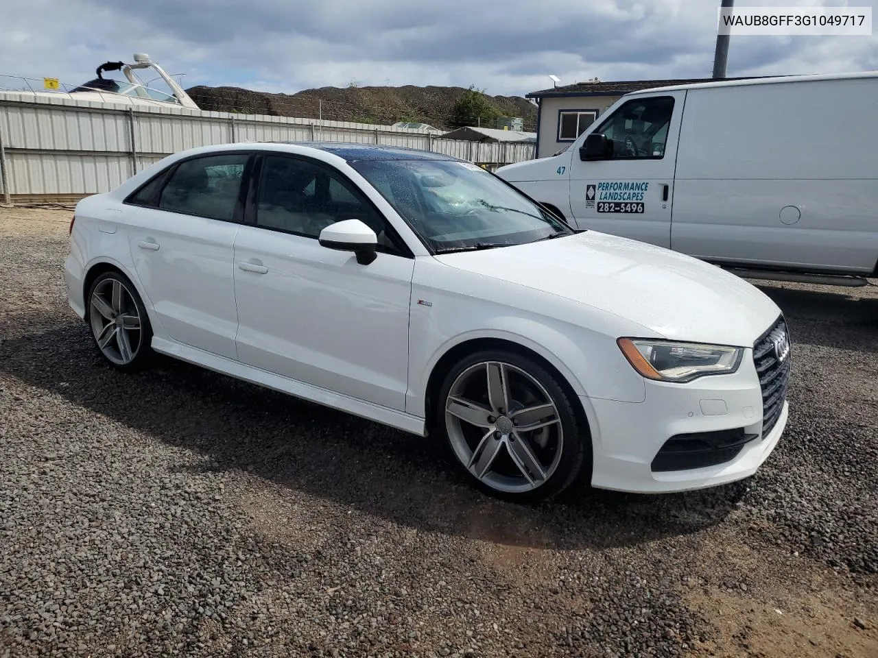 2016 Audi A3 Premium VIN: WAUB8GFF3G1049717 Lot: 65255514