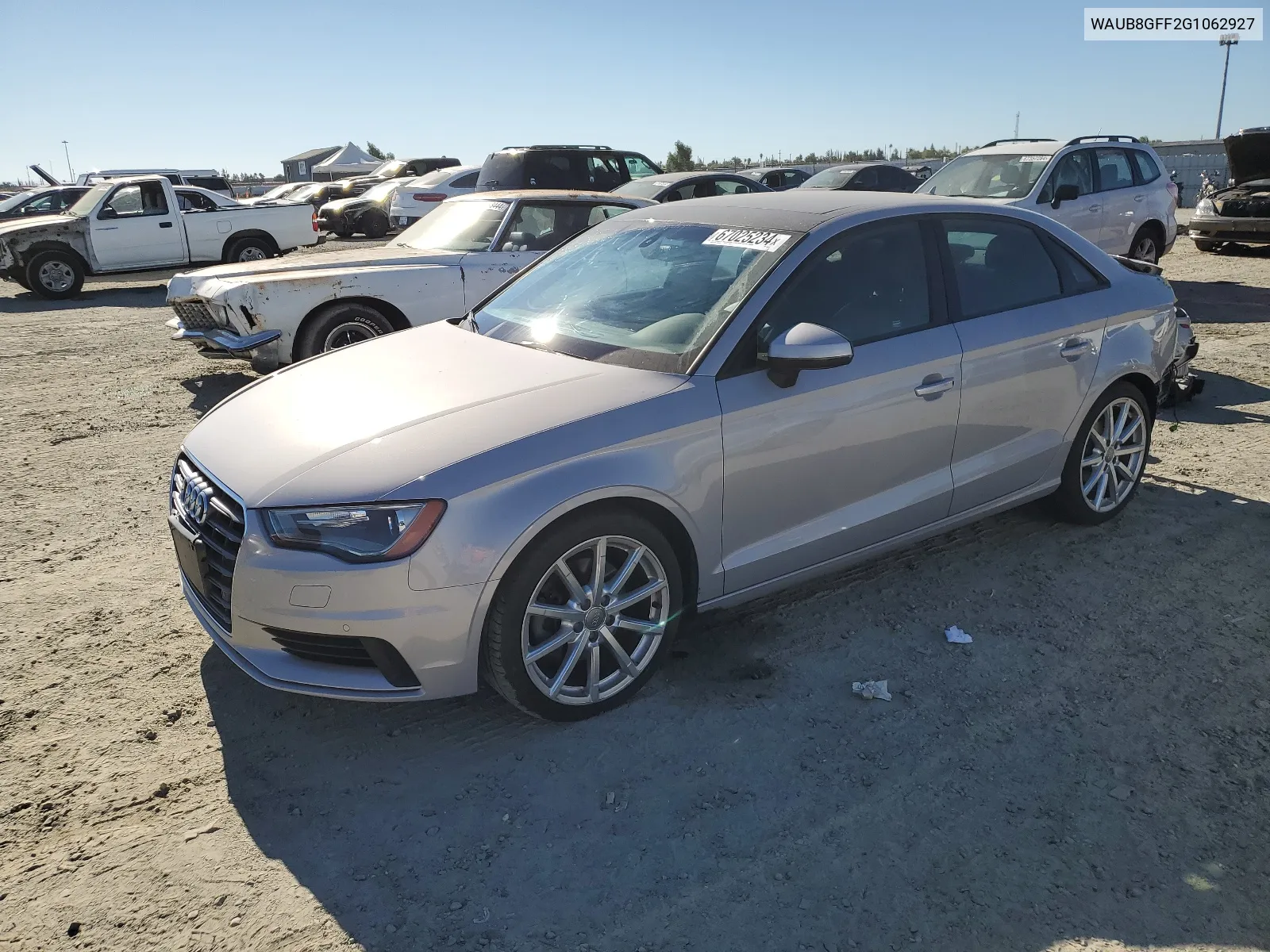 WAUB8GFF2G1062927 2016 Audi A3 Premium