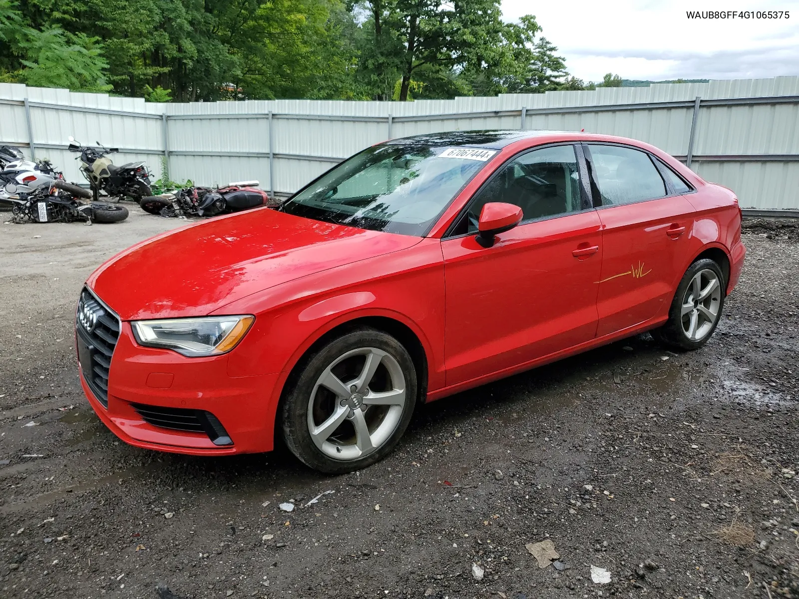 WAUB8GFF4G1065375 2016 Audi A3 Premium