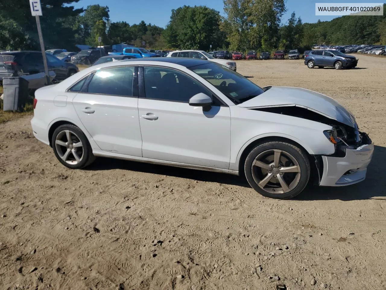 2016 Audi A3 Premium VIN: WAUB8GFF4G1020369 Lot: 67084304