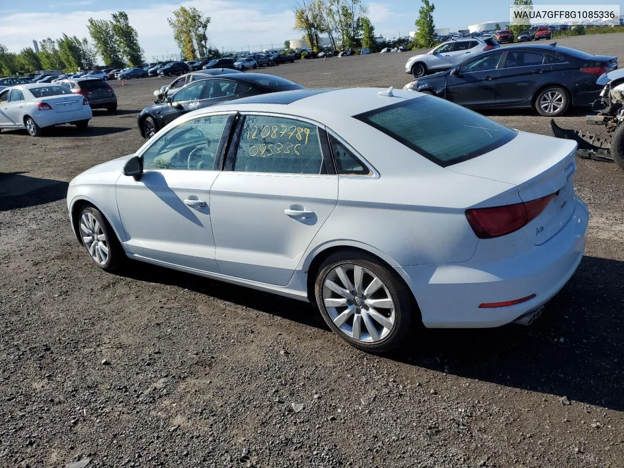 2016 Audi A3 Premium VIN: WAUA7GFF8G1085336 Lot: 67281384