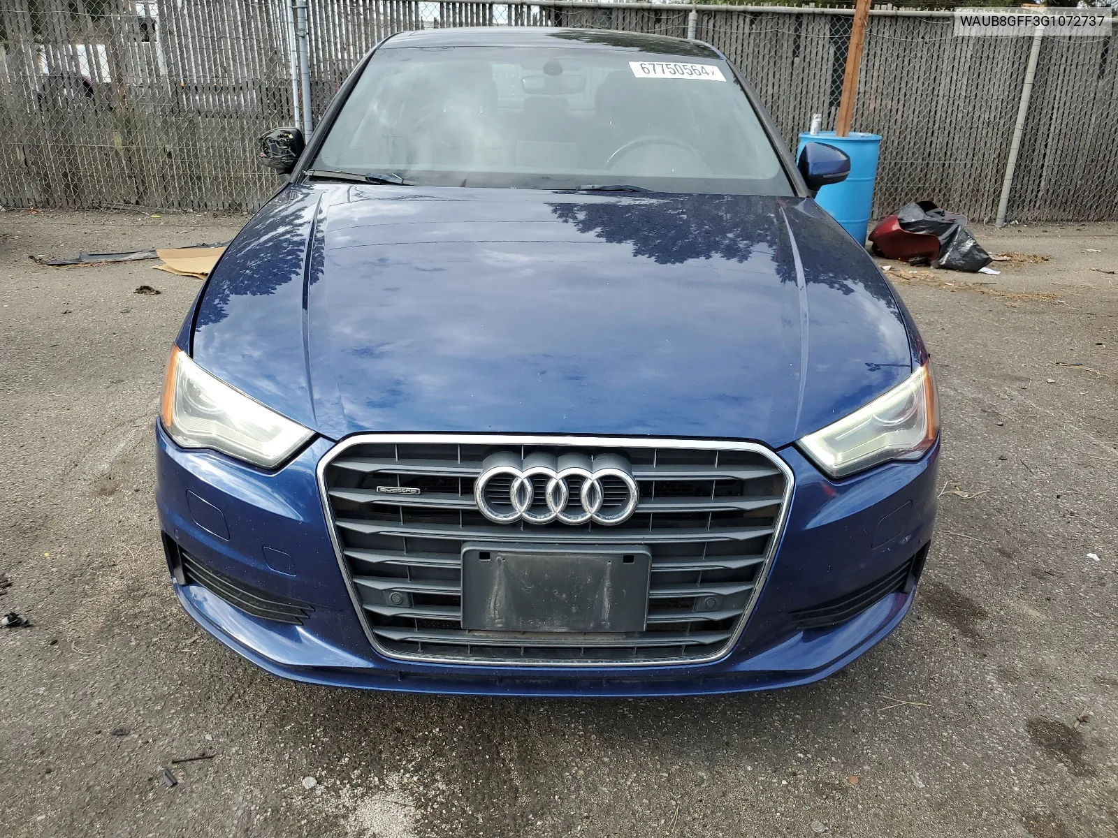 WAUB8GFF3G1072737 2016 Audi A3 Premium