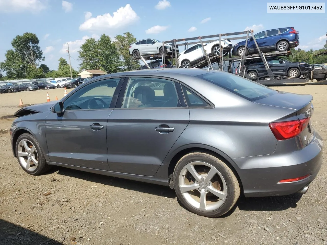 2016 Audi A3 Premium VIN: WAUB8GFF9G1017452 Lot: 68107624