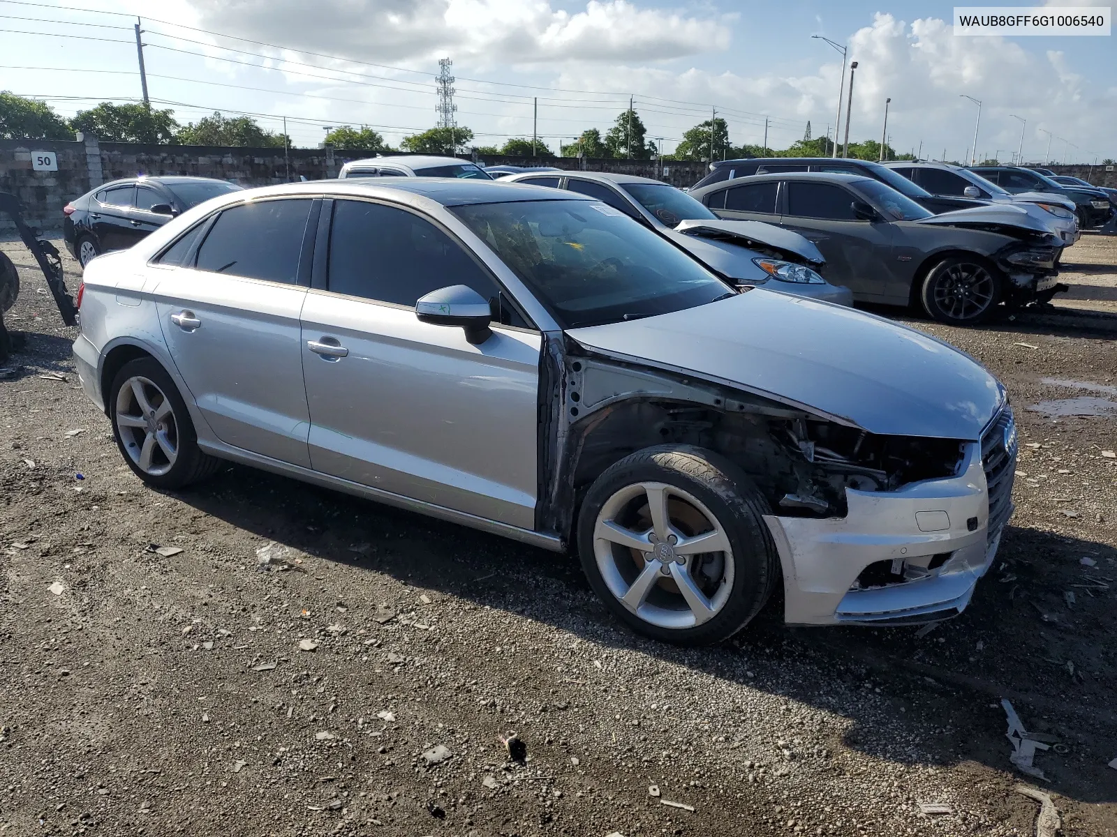 WAUB8GFF6G1006540 2016 Audi A3 Premium