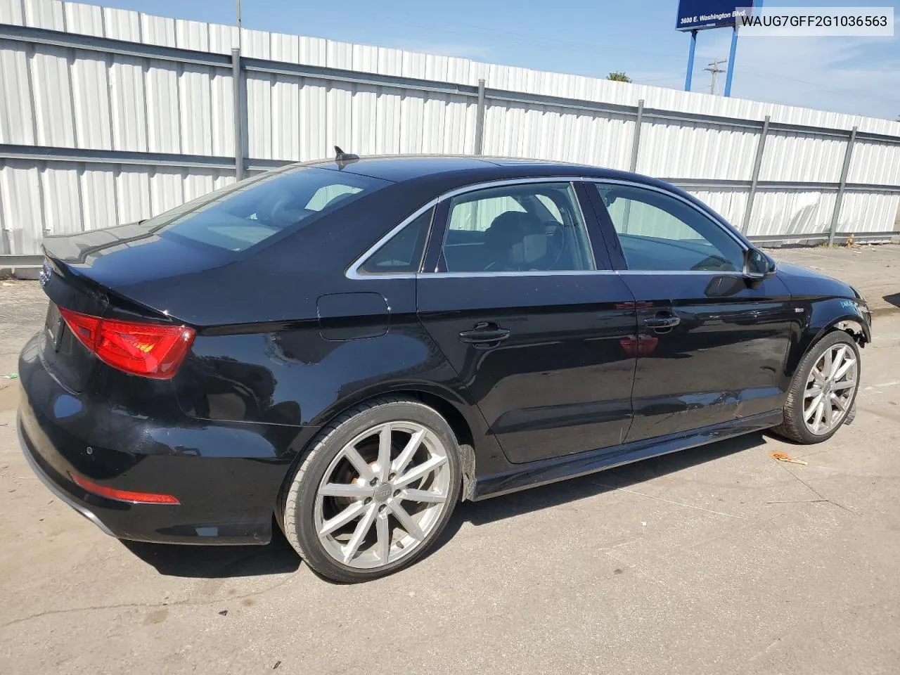 2016 Audi A3 Premium Plus S-Line VIN: WAUG7GFF2G1036563 Lot: 68126464