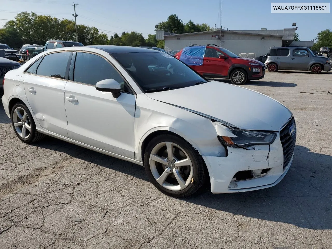 WAUA7GFFXG1118501 2016 Audi A3 Premium