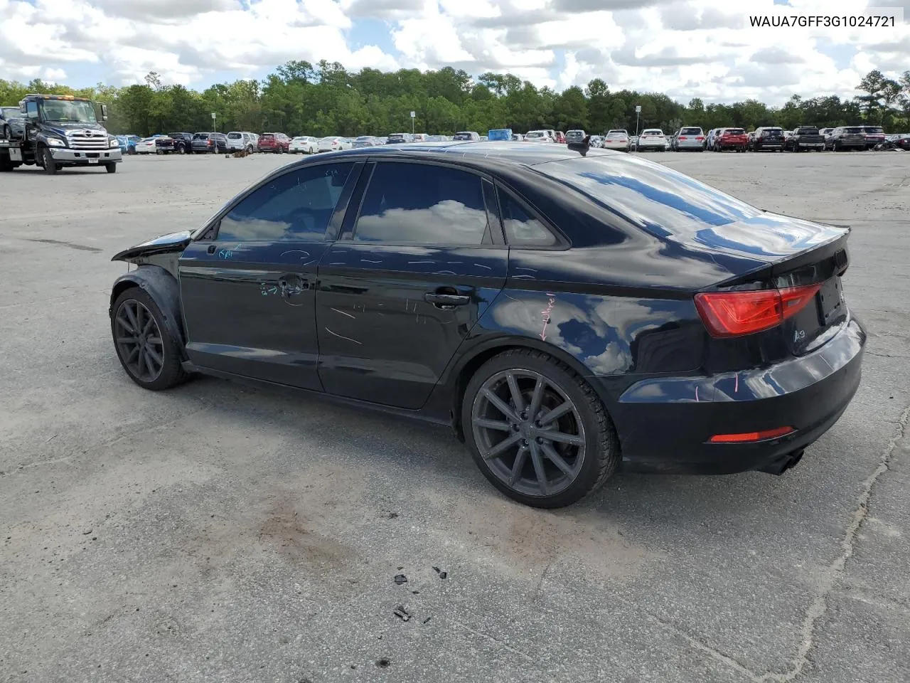 WAUA7GFF3G1024721 2016 Audi A3 Premium