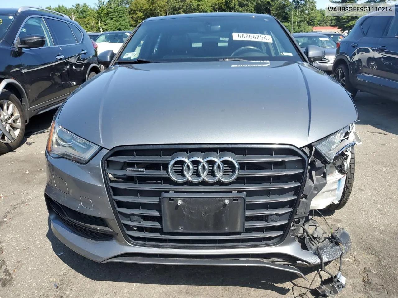 2016 Audi A3 Premium VIN: WAUB8GFF9G1110214 Lot: 68866254