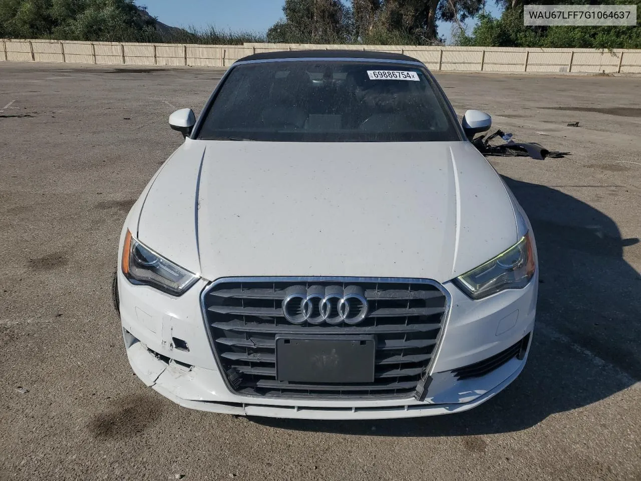 2016 Audi A3 Premium VIN: WAU67LFF7G1064637 Lot: 69886754