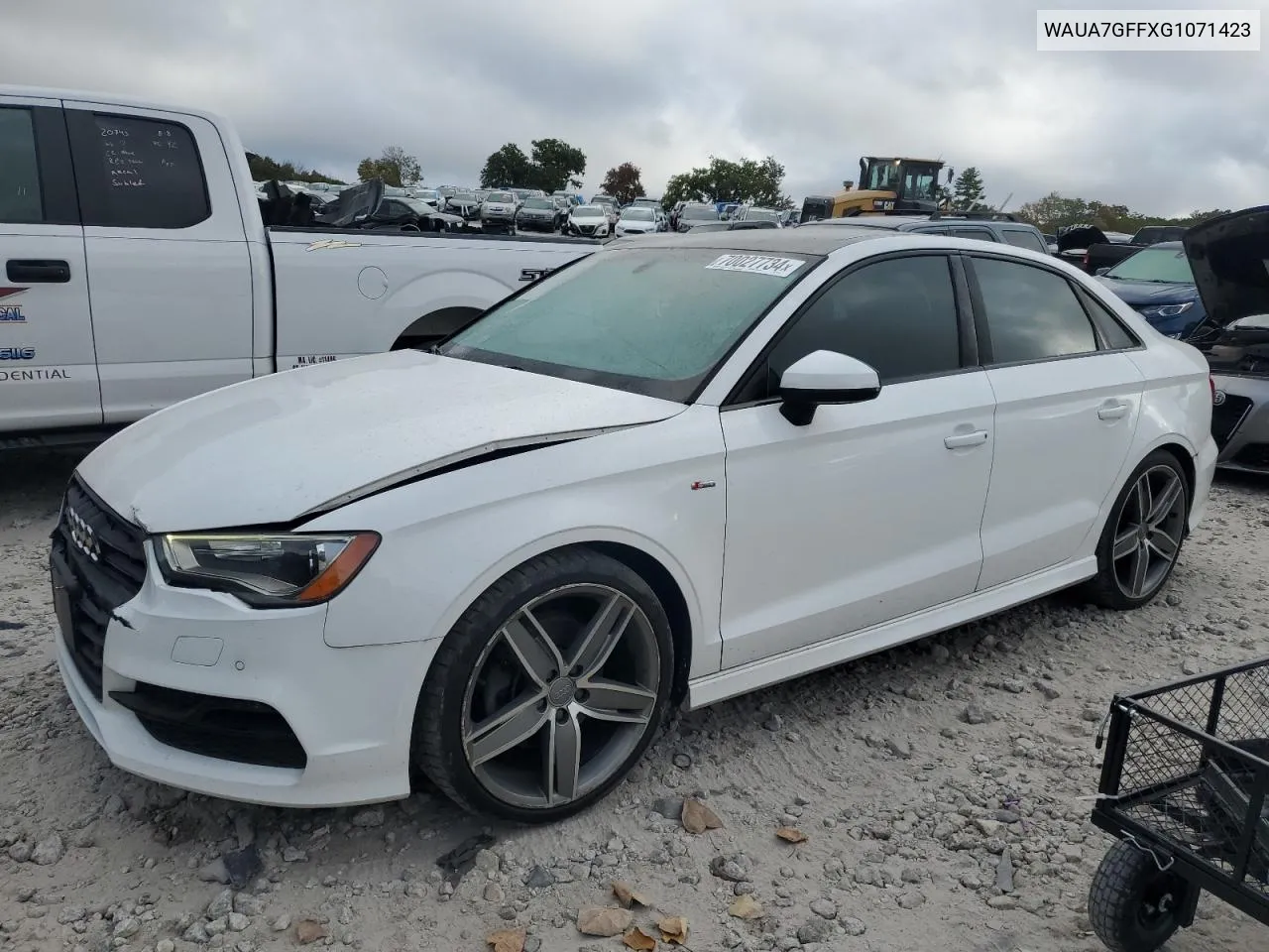 WAUA7GFFXG1071423 2016 Audi A3 Premium