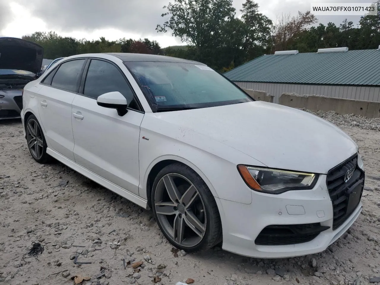 2016 Audi A3 Premium VIN: WAUA7GFFXG1071423 Lot: 70027734