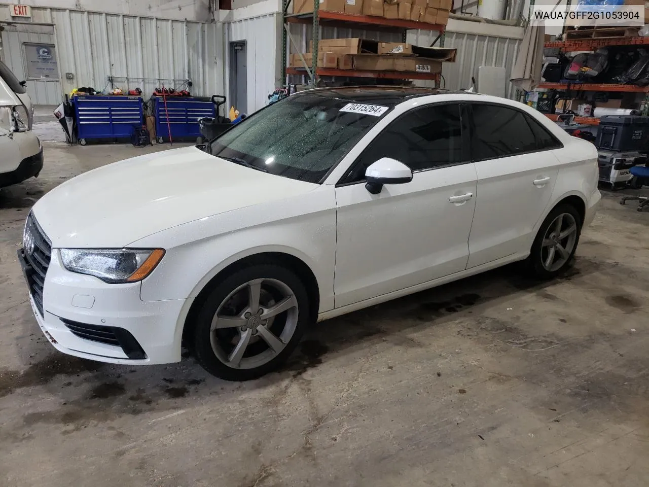 2016 Audi A3 Premium VIN: WAUA7GFF2G1053904 Lot: 70315264