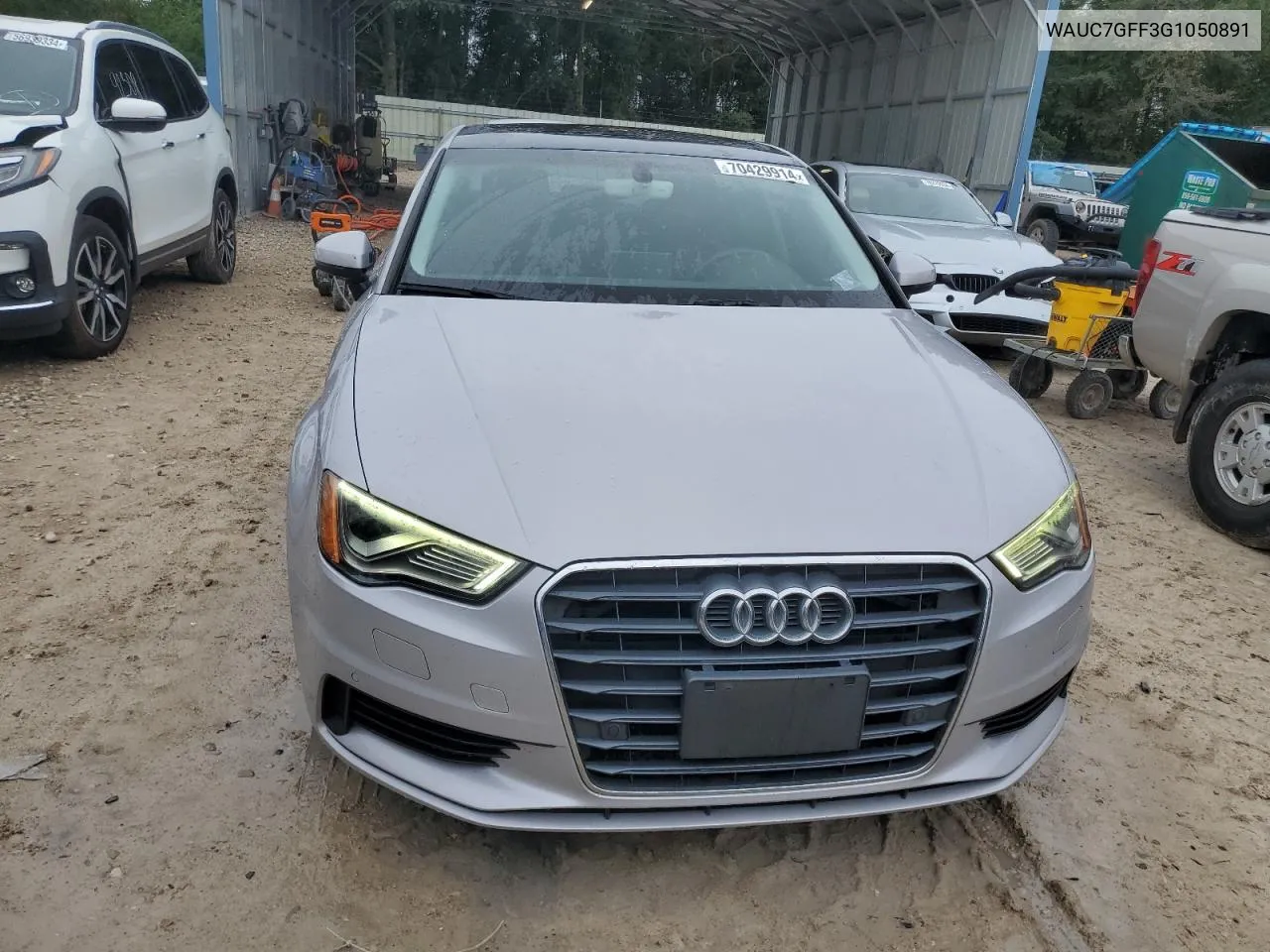 2016 Audi A3 Premium Plus VIN: WAUC7GFF3G1050891 Lot: 70429914