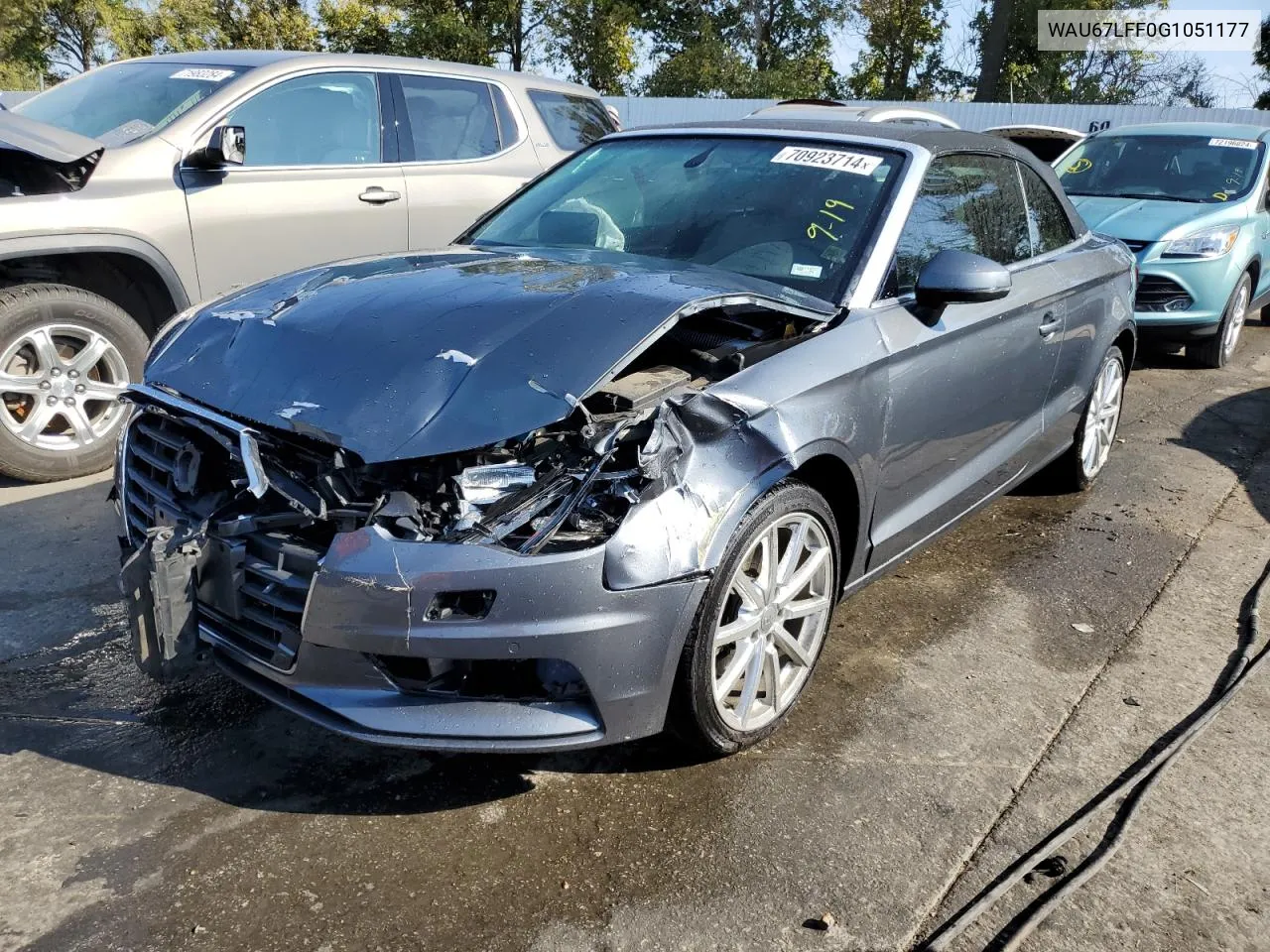 WAU67LFF0G1051177 2016 Audi A3 Premium