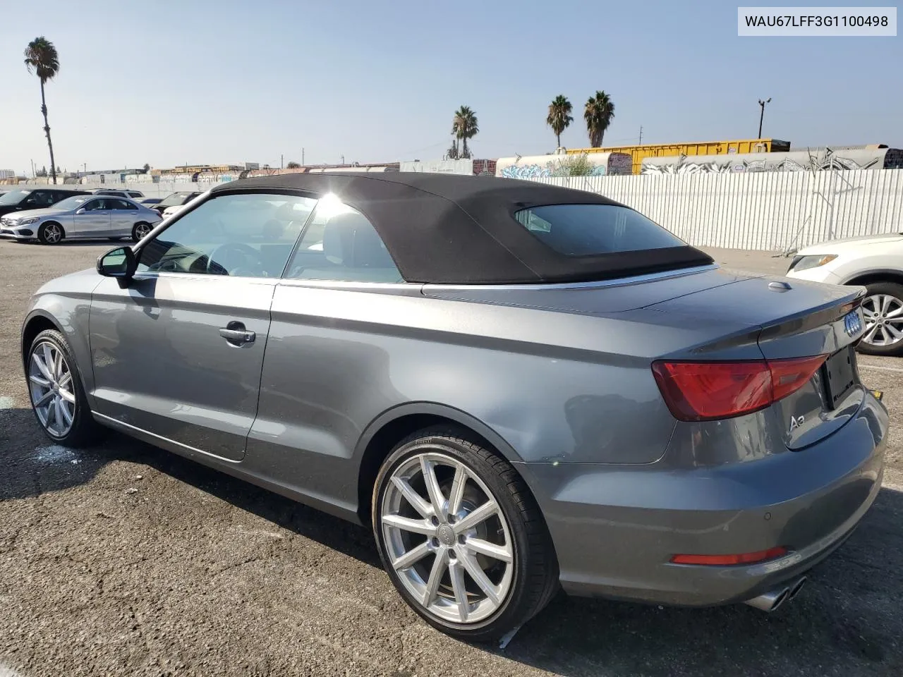 WAU67LFF3G1100498 2016 Audi A3 Premium