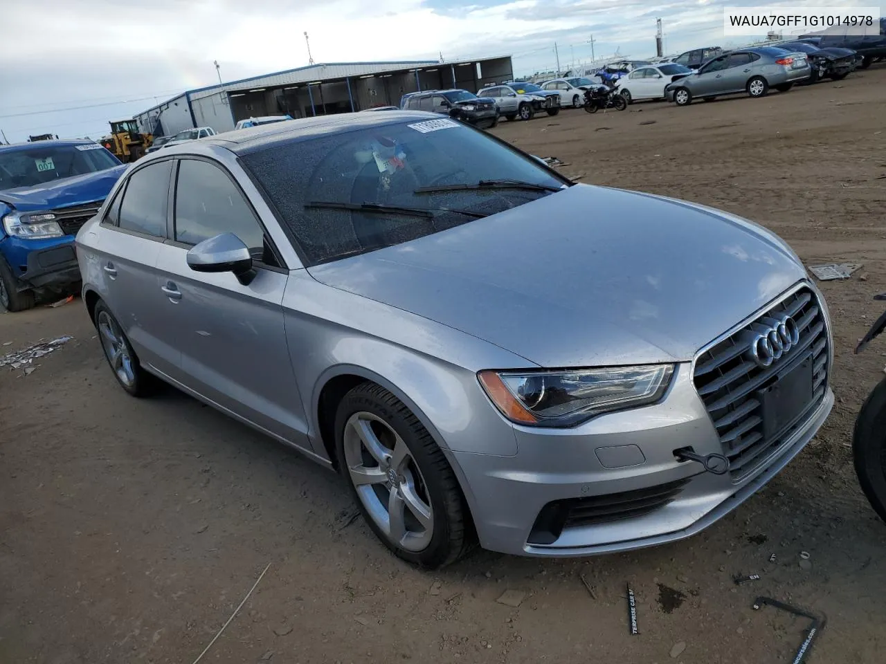 2016 Audi A3 Premium VIN: WAUA7GFF1G1014978 Lot: 71809014